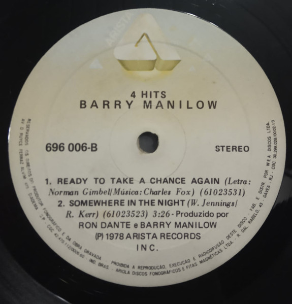 Barry Manilow - 4 Hits (Compacto)