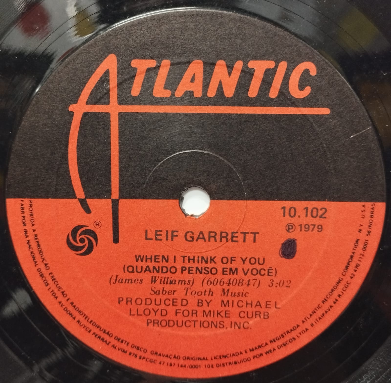 Leif Garrett ‎– I Was Made For Dancin' / When I Think Of You (Compacto)