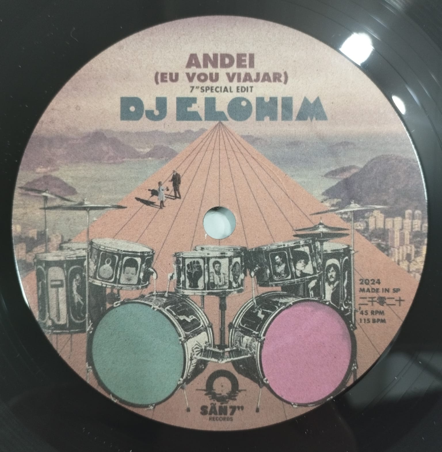 DJ Elohim ‎– Andei (Eu Vou Viajar) / Pura (Compacto)