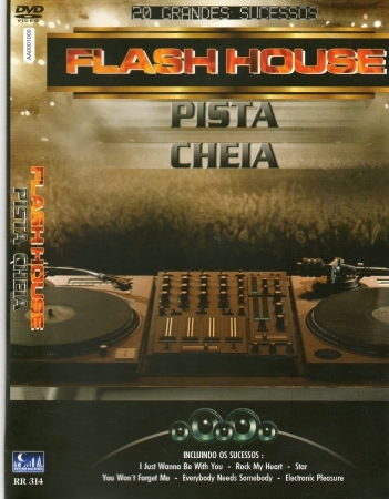 DVD - Various - Flash House - Pista Cheia 20 Grandes Sucessos