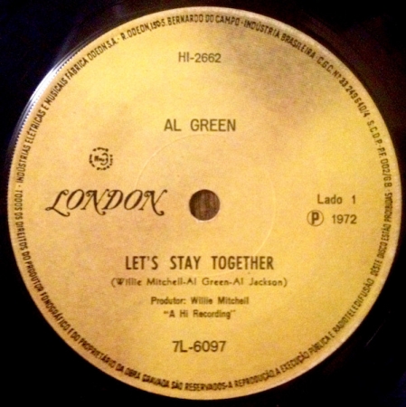Al Green - Let's Stay Together / Tomorrow's Dream (Compacto)