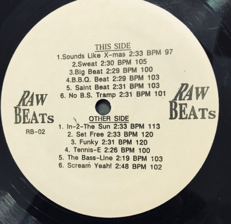Raw Beats - Raw Beats #02 (Disco de bases intrumentais)