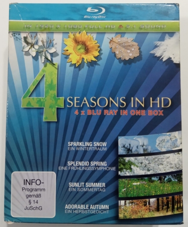Blu Ray - Various - 4 Seasons In H.D. 4x Blu Ray In One Box