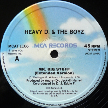 Heavy D. & The Boyz ‎– Mr. Big Stuff (Single)