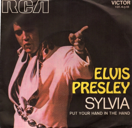 Elvis Presley ‎– Sylvia / Put Your Hand In The Hand (Compacto)