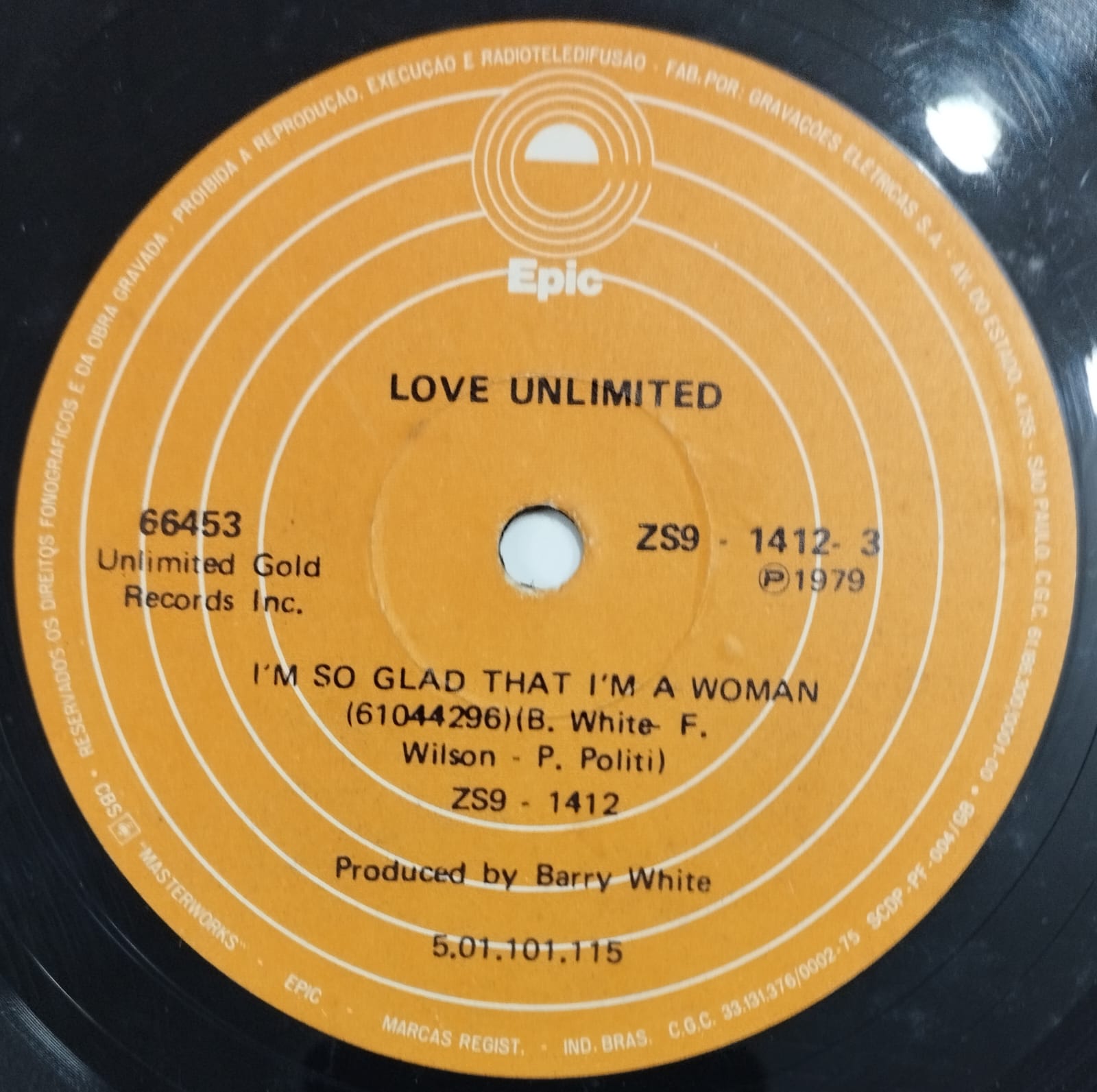 Love Unlimited ‎– I'm So Glad That I'm A Woman (Compacto)