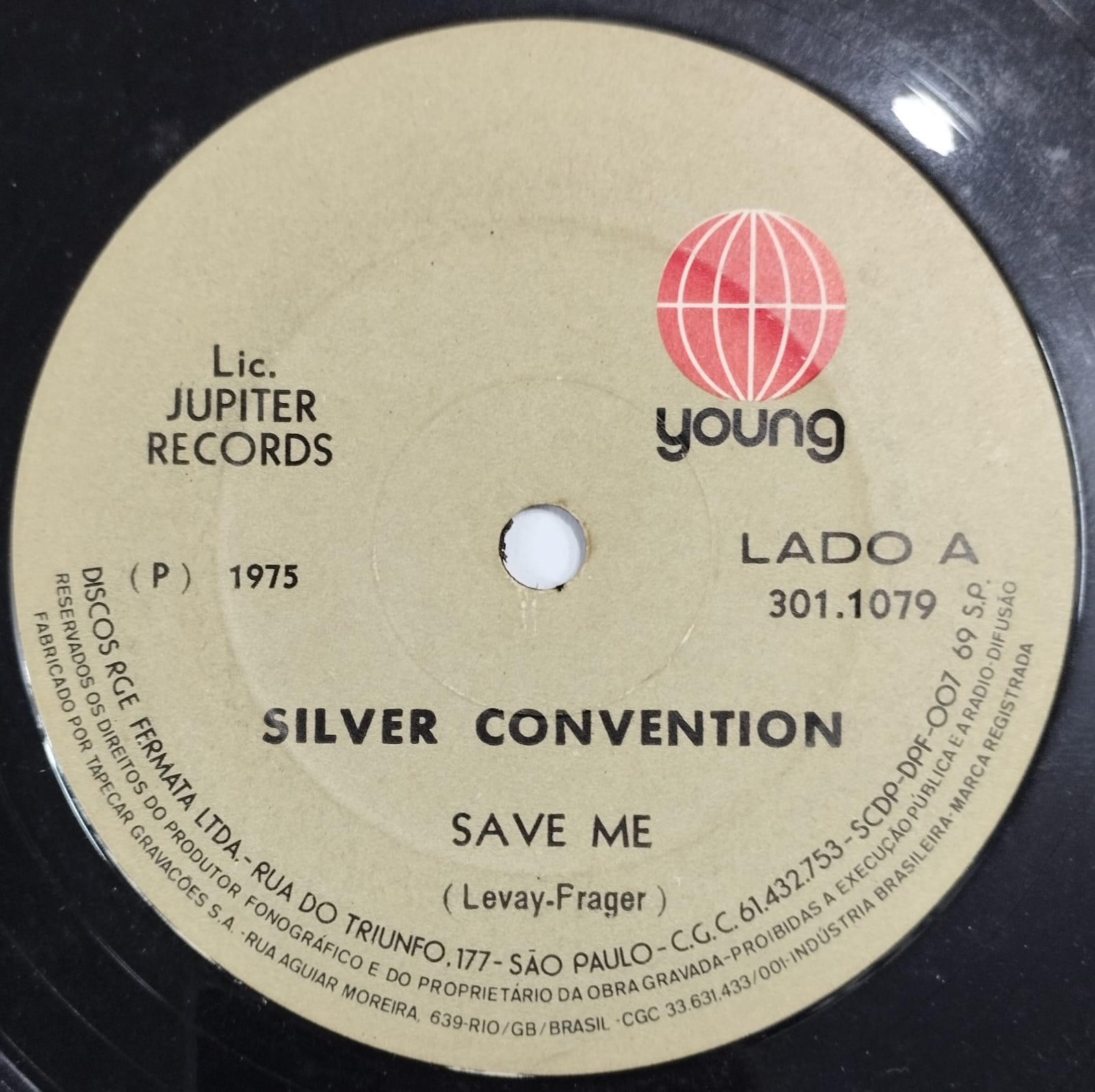 Silver Convention ‎– Save Me (Compacto)