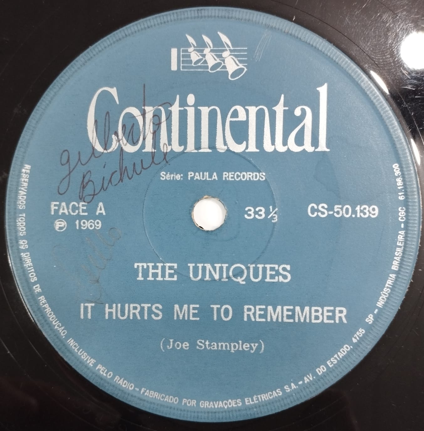The Uniques - It Hurts Me To Remember (Compacto)
