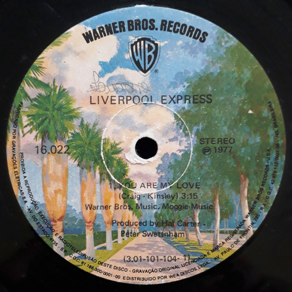 Liverpool Express ‎– You Are My Love / She's A Lady (Compacto)