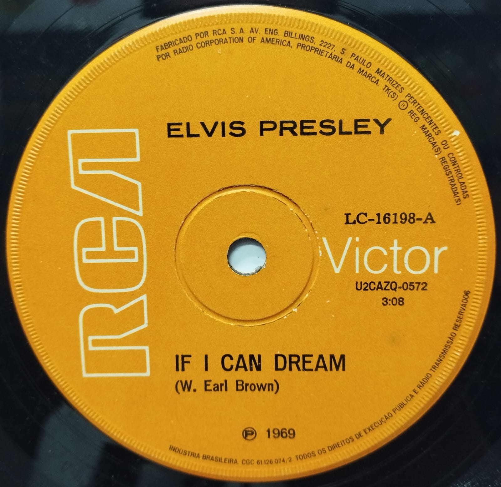 Elvis Presley ‎– If I Can Dream (Compacto)