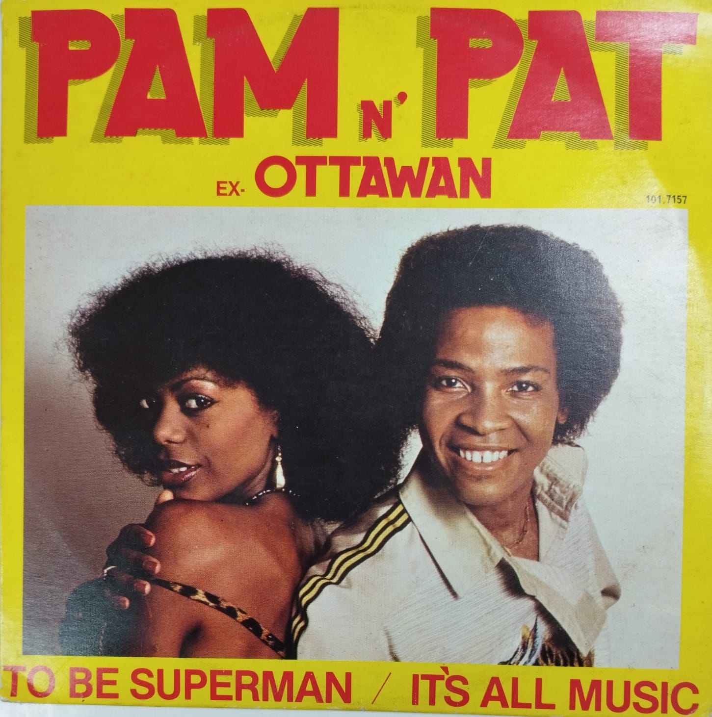 Pam N' Pat ‎– To Be Superman / It's All Music (Compacto)