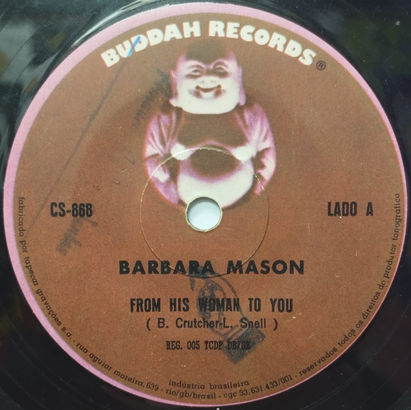 Barbara Mason ‎– From His Woman To You (Compacto)