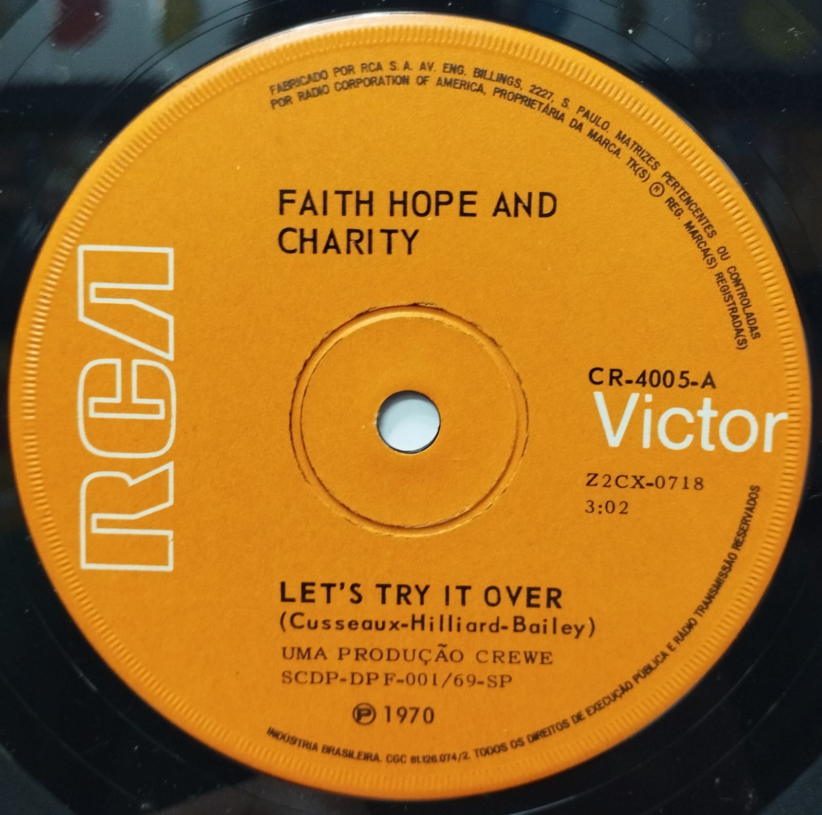 Faith Hope & Charity - Let's Try It Over / So Much Love (Compacto)