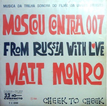Matt Monro ‎– Moscou Contra 007 (Compacto)