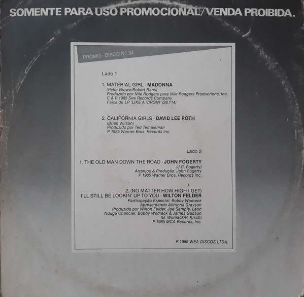 Various ‎– Promo Disco N° 34
