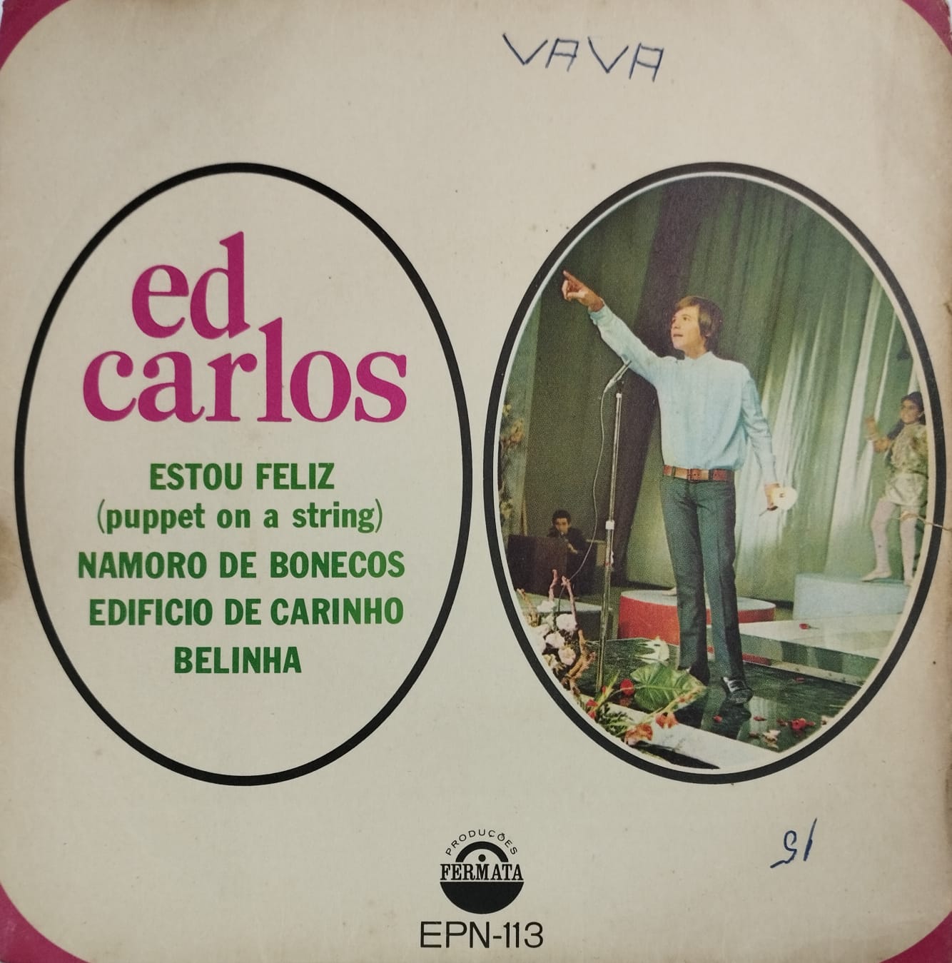 Ed Carlos - Estou Feliz (Puppet On A String) (Compacto)