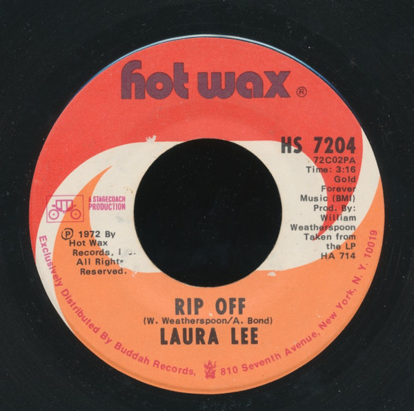 Laura Lee ‎– Rip Off (Compacto)