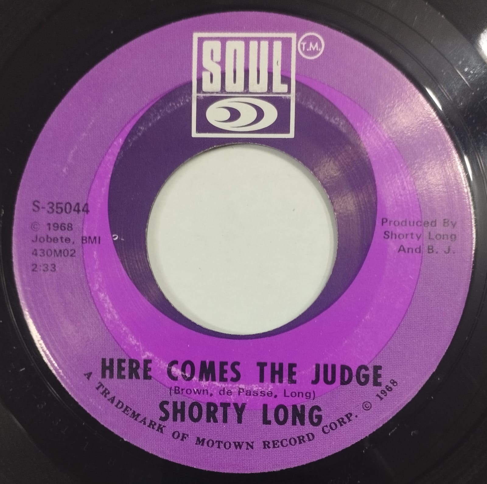 Shorty Long - Here Comes The Judge (Compacto)