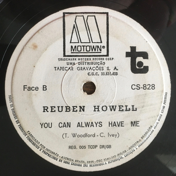 Reuben Howell ‎– When A Man Loves A Woman (Compacto)