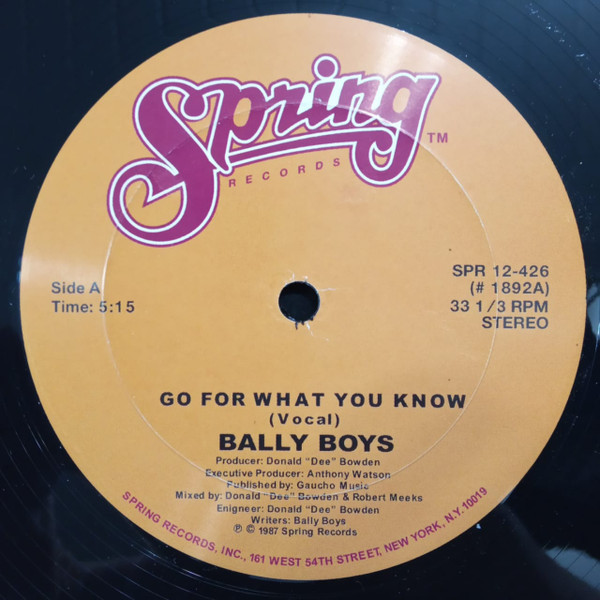 Bally Boys - Go For What You Know (Single / Reedição)
