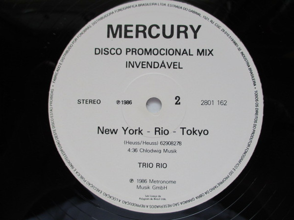 Big Country / Trio Rio ‎– Look Away / New York - Rio - Tokyo (Promo)