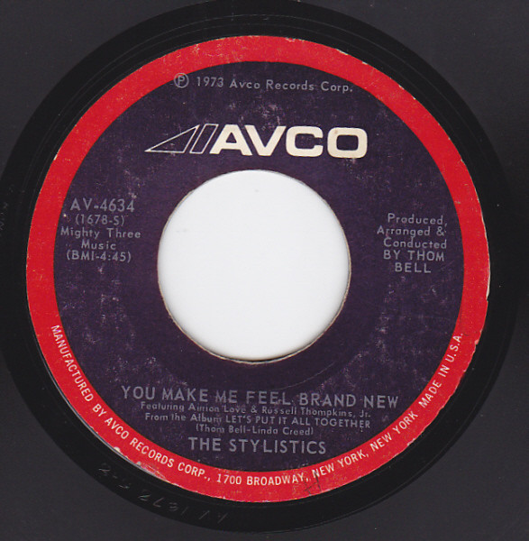 The Stylistics – Only For The Children / You Make Me Feel Brand New (Compacto)