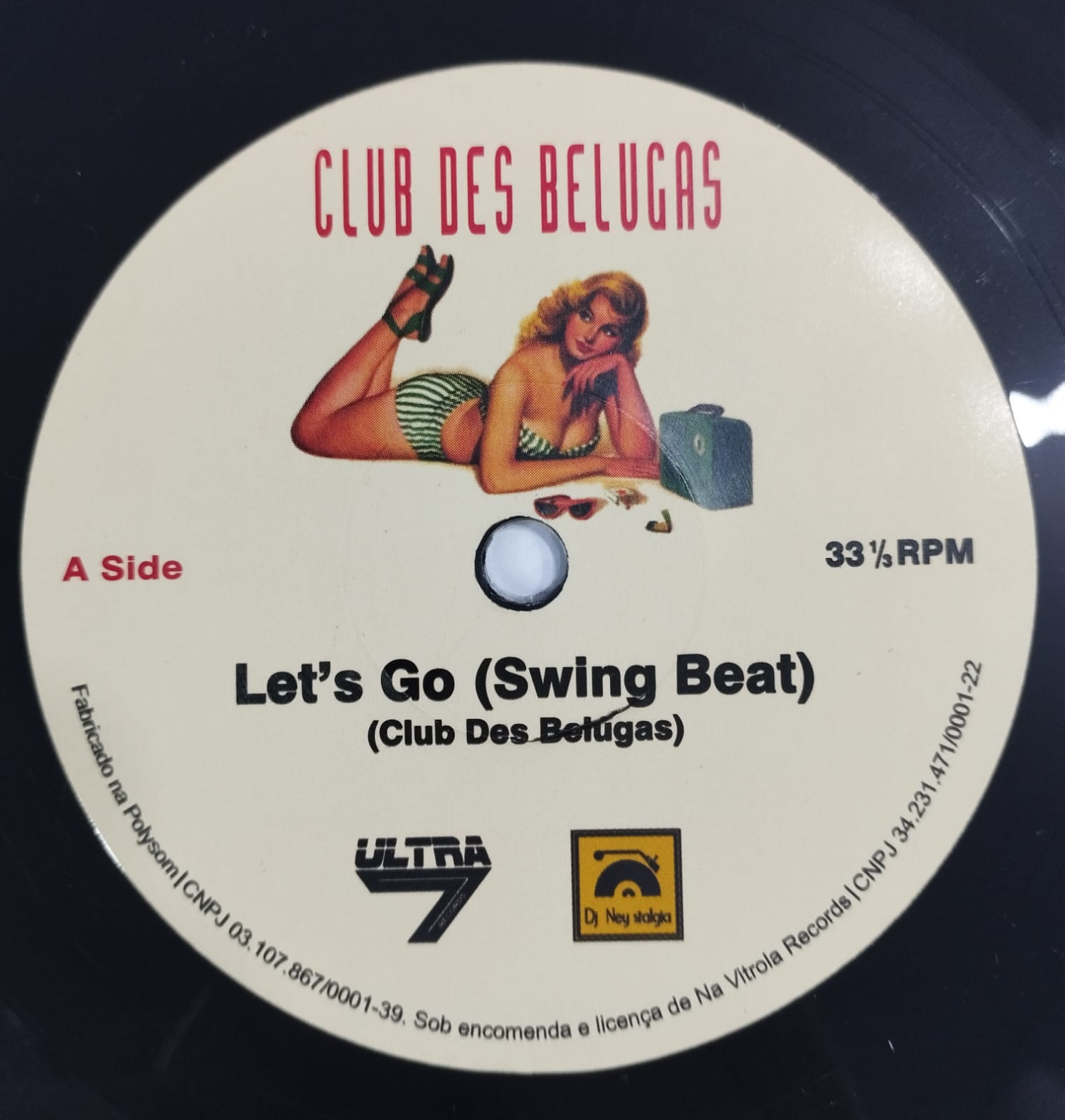 Club Des Belugas ‎– Let's Go (Swing Beat) / Habana Twist (Compacto)