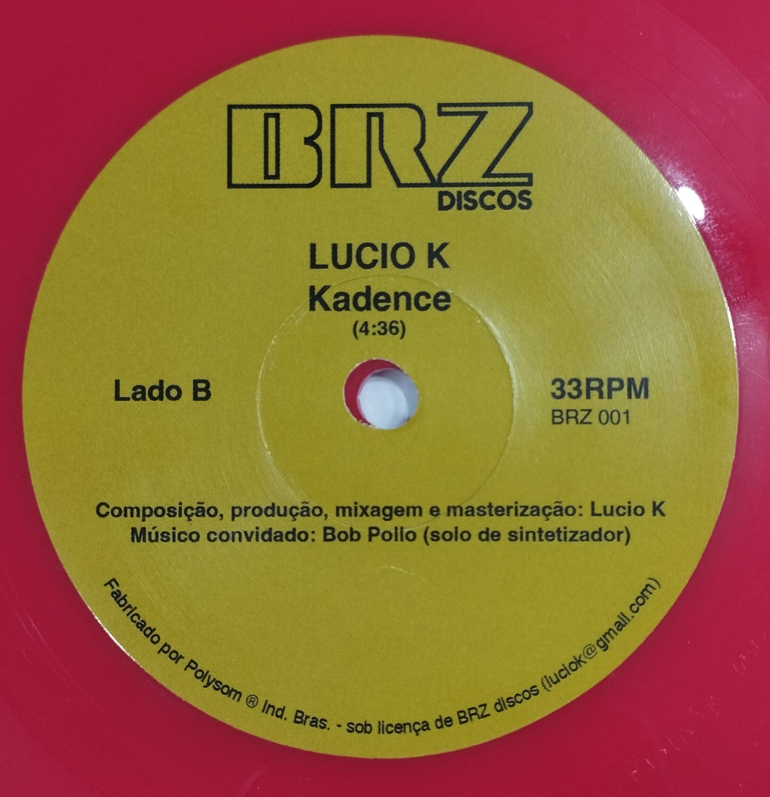 Lucio K ‎– Funky Gonzaga / Kadence (Compacto)