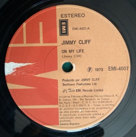 Jimmy Cliff - On My Life (Compacto)