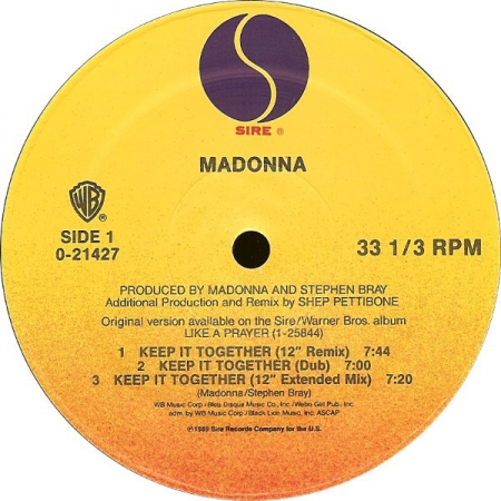 Madonna - Keep It Together (Capa Genérica)