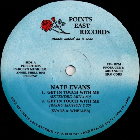 Nate Evans ‎– Get In Touch With Me (Single)