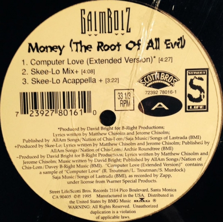  Gaimboiz – Money (The Root Of All Evil) (Single)