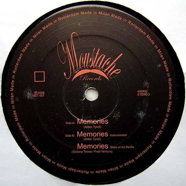 Alden Tyrell Featuring Fred Ventura ‎– Memories (Single)