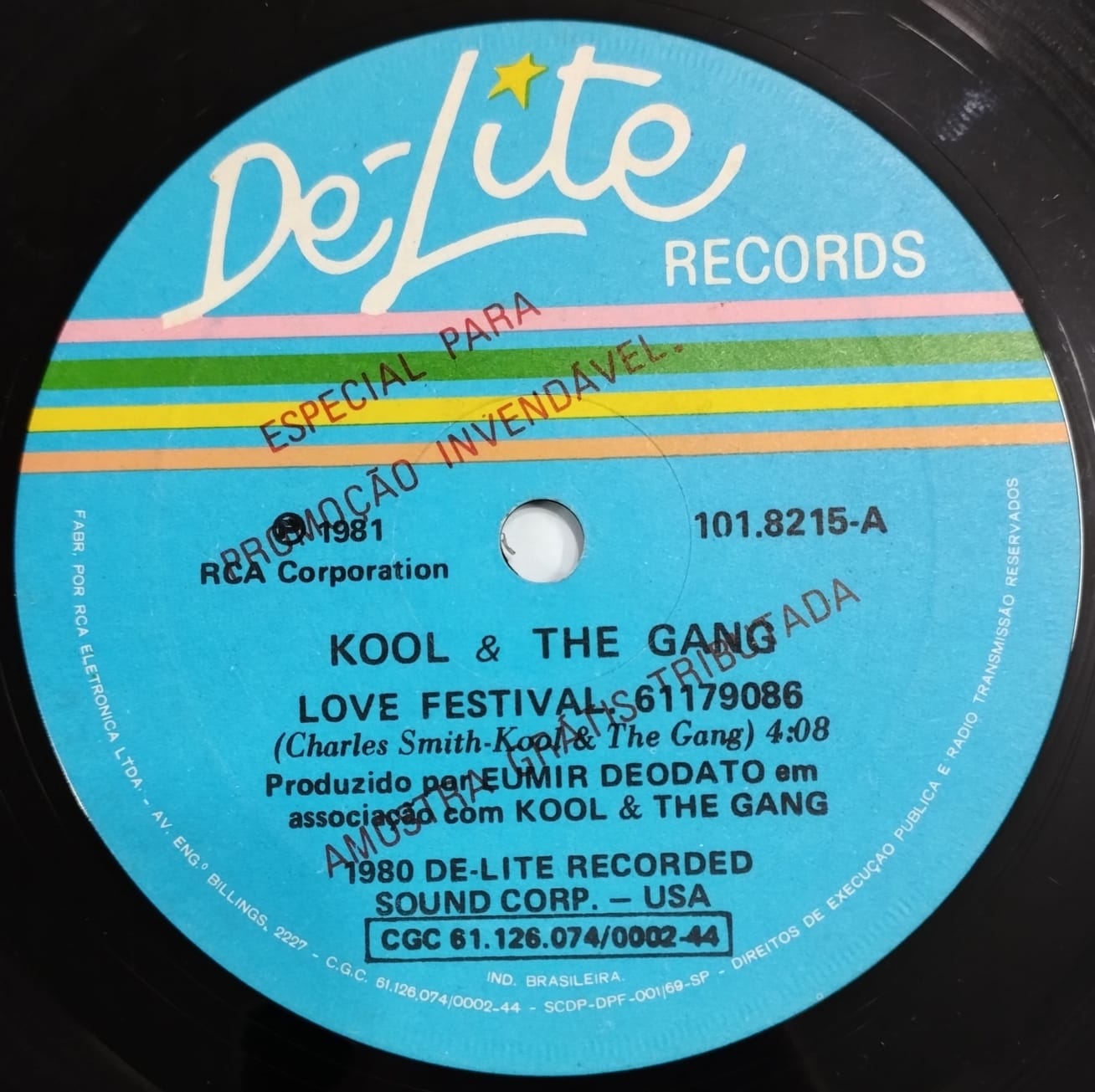 Kool & The Gang ‎– Love Festival (Compacto, Promo)
