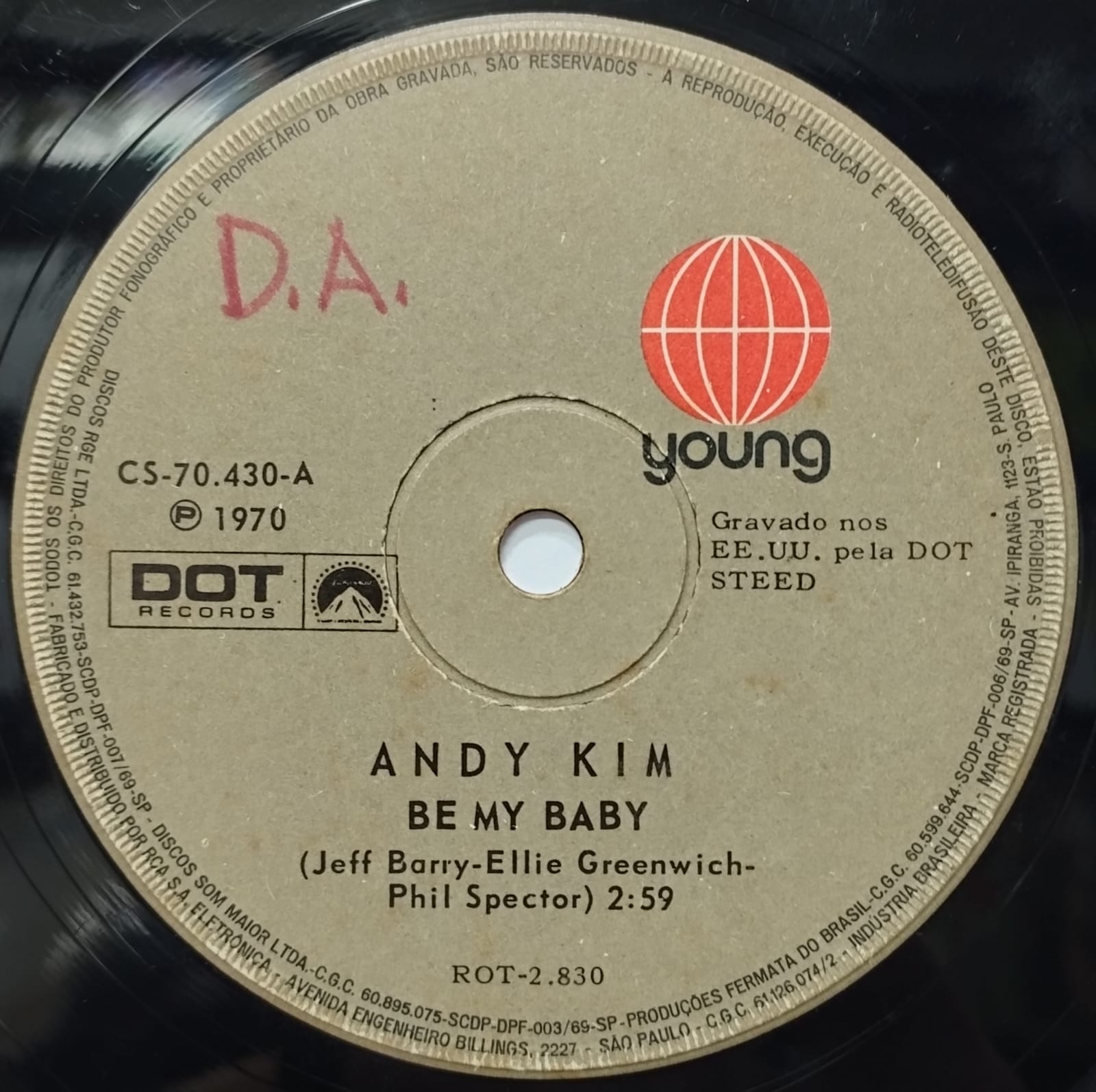 Andy Kim - Be My Baby (Compacto)