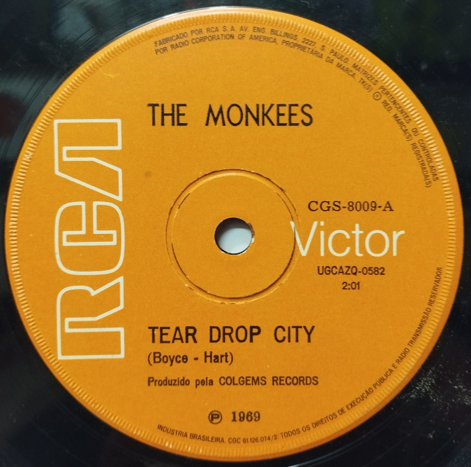The Monkees ‎– Tear Drop City / A Man Without A Dream (Compacto)