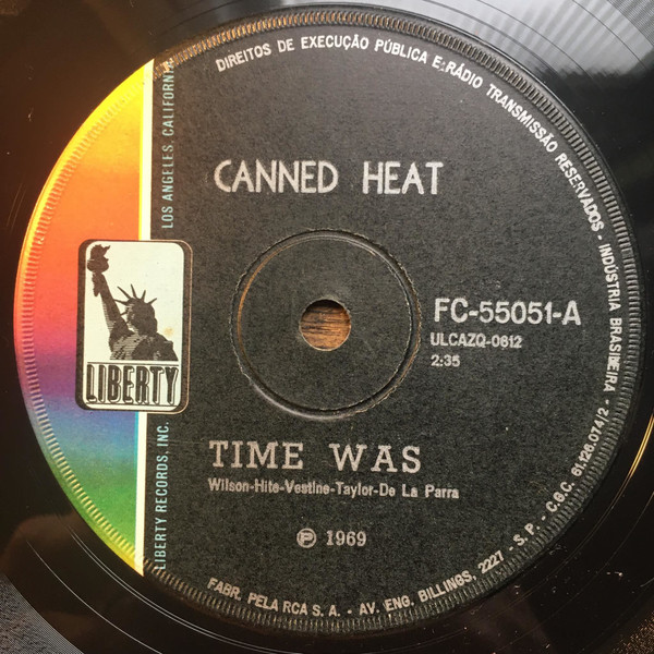 Canned Heat ‎– Time Was (Compacto)