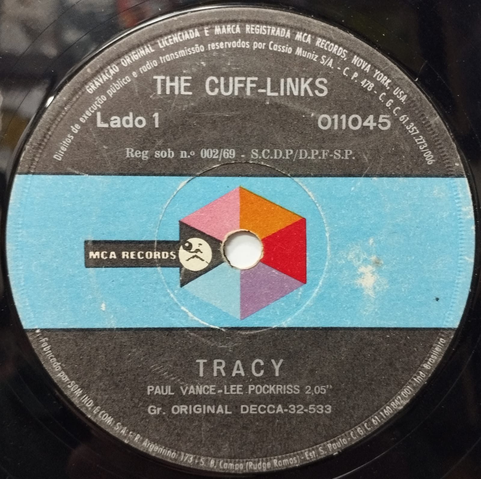 The Cuff Links ‎– Tracy (Compacto)