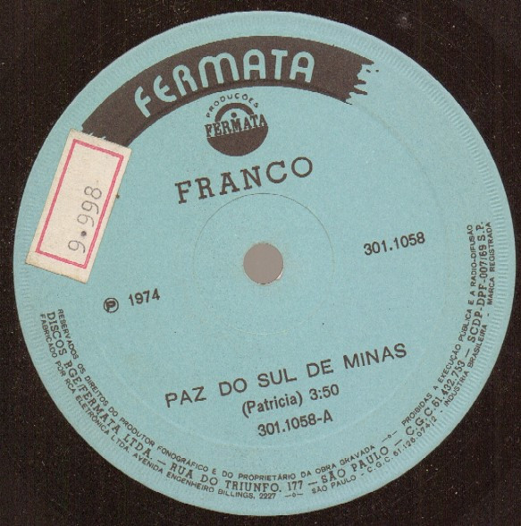 Franco - Paz do Sul de Minas (Compacto)