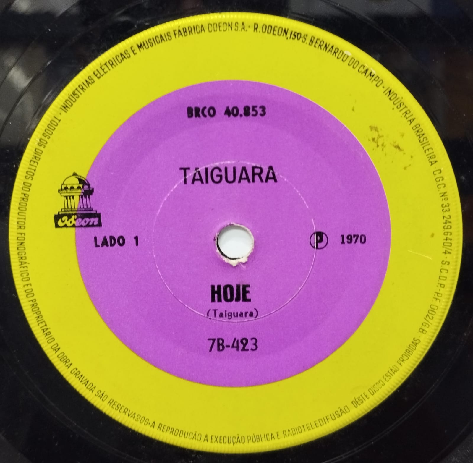 Taiguara ‎– Hoje (Compacto)
