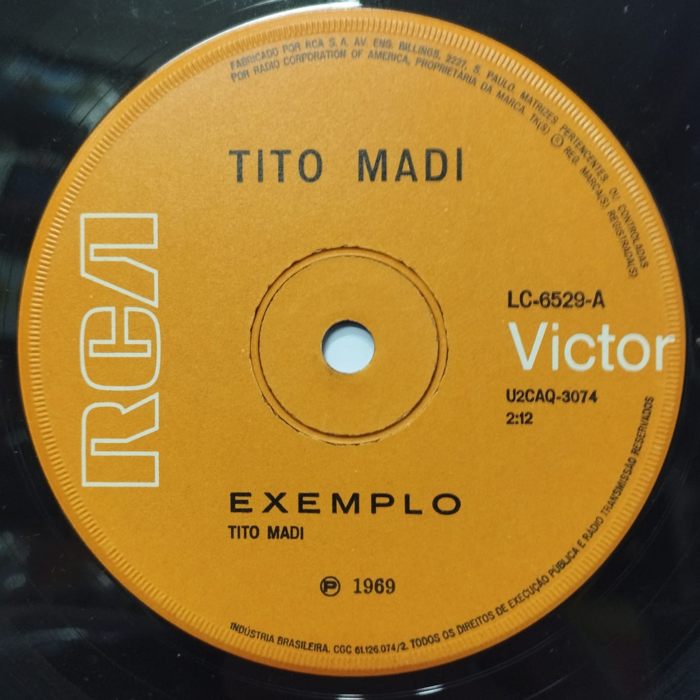 Tito Madi ‎– Exemplo / Charminho (Compacto)