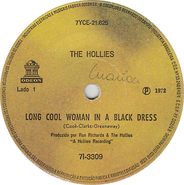 The Hollies ‎– Long Cool Woman In A Black Dress (Compacto)