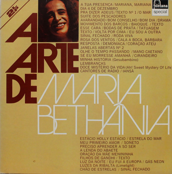 Maria Bethânia ‎– A Arte de Maria Bethânia (Compilação, 2 LP)